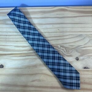 *2/$30* Pierre Cardin Slim Black and White Plaid Tie